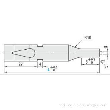 Light Load Precision punch SKD11 Super  finished MISUMI for